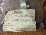 Oem Shindaiwa Trimmer Throttle Trigger Lever Part # 72910-14320. Fixed Price $15.95.