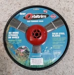 Orbitrim Gas Trimmer Head Solid Steel Blade RM011106 New. Fixed Price $13.99.