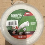 Ace Residential Grade Round Trimmer Line 0.095 100 Ft 6 Refills. Fixed Price $14.99.