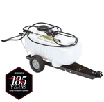 Brinly 25 Gallon Pull Behind Sprayer 12V Lawn Garden Deal. Fixed Price $378.58.