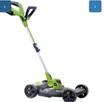 Earthwise LSTM2012-4 20-VOLT 12-INCH Cordless String Trimmer/mower, Black By Ame. Fixed Price $85.00.