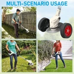 Cordless Electric Grass String Trimmer Lawn Edger Weed Wacker Cutter 2 Batteries. Fixed Price $36.00.