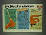 1978 Black & Decker Ad - Weed Trimmer, Jig Saw. Fixed Price $17.99.