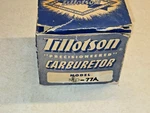 Vintage Tillotson #MD-77A, Side Draft Carburetor Not Tested, Rebuilt? (rare). Fixed Price $60.00.