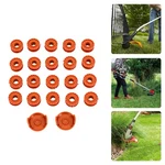 20 Pack WA0010 Grass Trimmer Spools Line + Caps For Worx Weed Eater Edger. Fixed Price $6.43.