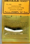 Details West 150 X Ho Snow Plow Weed-cutter Type Several Roads. Fixed Price $6.41.