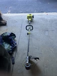 Ryobi String Trimmer 25CC 2-CYCLE Gas-powered Straight Shaft, Attachment Capable. Fixed Price $145.00.