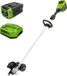 Greenworks 60V 8" Brushless Cordless Edger With 2.0AH Battery & Charger Tool-f. Fixed Price $326.99.