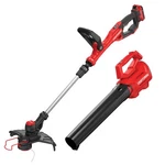 Cordless Weed Wacker Leaf Blower Combo Kit 13IN 90 Mph Craftsman V20 CMCK197D1. Fixed Price $154.99.