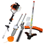 63CC 2-CYCLE Garden Tool System W/ Gas Pole Saw Hedge Grass Trimmer Brush Cutter. Fixed Price $289.79.