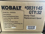 Full Case New Kobalt 40V Max Bump Feed Replacement Spool Greenworks Pro 0831145. Fixed Price $19.99.