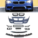 Fits 11-16 Bmw 5-SERIES F10 M5 Style Front Bumper Cover Kit W/ Fog Light Holes. Fixed Price $520.00.