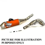 Hgs Orange Full System Steel Cap Gas MC250F Mcf Fits 2024 To 2025. Fixed Price $1102.48.