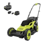 Ryobi One+ 18V 13 In. Cordless Battery Push Lawn Mower W/ 4.0 Ah. Fixed Price $214.95.