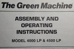 Hmc Green Machine Gas Handheld Brush Cutter 4000 4500 Lp Owner & Parts Manual. Fixed Price $51.29.