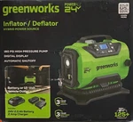 Greenworks 24V, 160 Psi Portable Air Compressor With 2.0 Ah Battery & 2A Charger. Fixed Price $119.59.