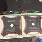Lot Of 2 New Ryobi 8IN Brush Cutter Blade #145873R. Fixed Price $32.99.