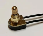Brass Rotary Canopy Switch 3/8" Shank Single Circuit Lamp Part New 30048J. Fixed Price $12.79.