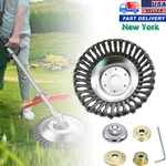 8 Inch Grass Trimming Tools Steel Wire Wheel Garden Weed Brush Lawn Mower. Fixed Price $19.99.