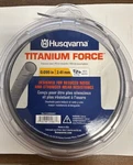 Husqvarna Part # 639005102 Titanium Line .095 1/2LB Spool. Fixed Price $14.95.