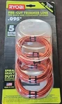 Ryobi .095" Pre-cut String Trimmer Line** 3** Rapid Loading Refills AC04149. Fixed Price $7.88.