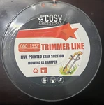 Cosy Garden Tools Trimmer Line 2.0MM X 406M Orange Five-pointed Star Section. Fixed Price $20.00.