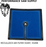New Air Filter Fit Mcculloch Chainsaw 200 250 300 1-41 1-51 450 550 790 795 1-63. Fixed Price $24.95.