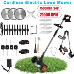 Cordless Electric Weed Lawn Eater Edger Yard Grass String Trimmer Cutter Mower. Fixed Price $53.99.