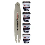10" Bar Fits Maruyama Pole Saws MC-PL10, MC-PS10 And Chains 3/8" Lp .050" 40DL. Fixed Price $68.23.