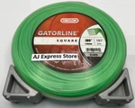 Oregon 21-405 Trimmer .105" Square Gatorline 187' Green. Fixed Price $17.50.