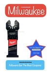 Milwaukee 49-25-1561 Nitrus Carbide Universal Oscillating Blade Black 1-3/8". Fixed Price $13.99.