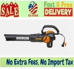 WG512 Worx Trivac Amp Electric 3-IN-1 Leaf Blower/mulcher/yard Vacuum. Fixed Price $104.99.