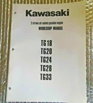 Factory Kawasaki 900133-M047A Workshop Manual Stroke TG18 20 24 28 Serie. Fixed Price $18.00.