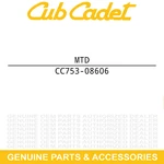Mtd 753-08606 Elite Motor Assembly Troy-bilt TB4200B. Fixed Price $121.48.