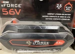 Echo 56V Eforce 2.5AH Lithium-ion Battery. Fixed Price $120.00.