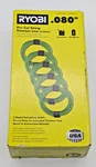 Ryobi AC0580PCL Trimmer Line 0.080 In. X 16 Ft. Pre-cut Spiral 5-PACK Snib!. Fixed Price $13.49.