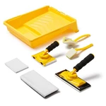 Paint Edger Tool Kit 9" Set, 7 Pcs Trim & Touch-up Pads, 360 Handle. Fixed Price $41.39.