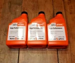 Stihl (3) 5 Gal High Performance 2-CYCLE Engine Oil 12.8 Fl Oz Genuine Oem. Fixed Price $27.50.