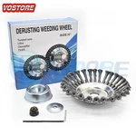 10 Inch Steel Wire Wheel Brush Grass Trimmer Head Weed Cleaning Garden Cutter. Fixed Price $20.50.