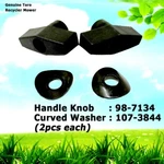 2 Genuine Toro 98-7134 Handle Knob & 107-3844 Curved Washer Recycler Mower. Fixed Price $21.39.