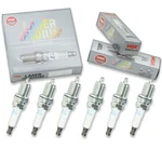 6 Pc Ngk 5887 IZFR5G Laser Iridium Spark Plugs For 8M0058933 33-889597Q Lh. Fixed Price $83.48.