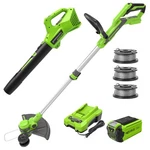 Cordless Yard Tool Combo Kit 40V Trimmer Blower Battery Greenworks 2.0AH Charger. Fixed Price $299.99.