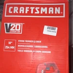 Craftsman V20 Lithium Ion String Trimmer & Edger 10IN Auto Feed W/battery. Fixed Price $65.00.