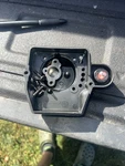 Troy-bilt Carb Mount Assembly P# 753-1196 Comes With New Primer Bulb. Fixed Price $10.44.