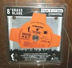 Forester 8" Grass/brush Blade 4 Tooth X 1" Arbor- Gas & Electric Trimmers. Fixed Price $16.96.