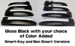 Gloss Black Door Handle Overlays 2018 2019 2020 Fits Dodge Ram 2500 You Pick Clr. Fixed Price $85.00.