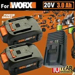 2PACK For Worx WA3575 Powershare 2.0 Ah Battery / Charger Volt WA3520. Fixed Price $25.99.