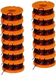 Worx WA0010 Replacement Spool Line For Grass TRIMMER/EDGER,10FT 12-PACK. Fixed Price $14.99.