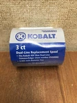 New 3 Ct Kobalt Genuine Dual-line Trimmer Replacement Spool .065" X 20' Weeds. Fixed Price $5.00.