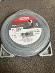 Oregon 22-255 Magnum Gatorline .155 Trimmer 1LB Coil 52FT Round. Fixed Price $18.55.